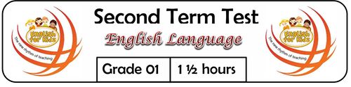 English | Grade 1 | English medium | Term 2 | 